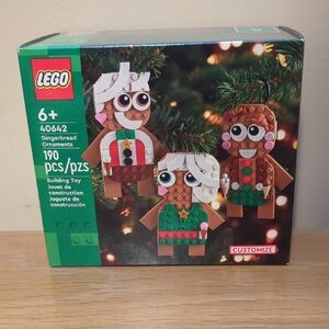 LEGO Gingerbread Ornaments Set brand New- retired product